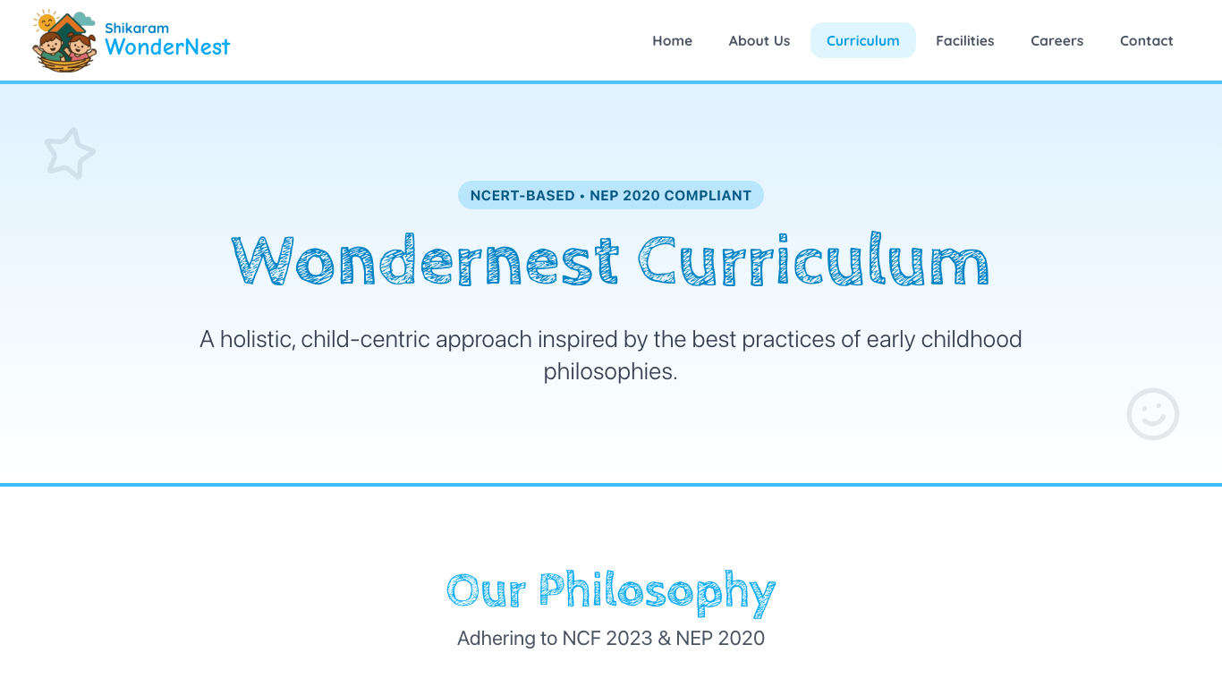 WonderNest - Curriculum development platform
